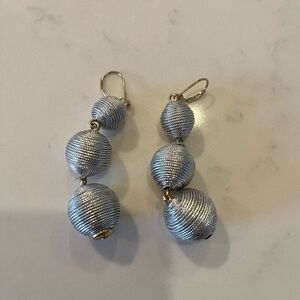 J. Crew Silver Bauble Earrings